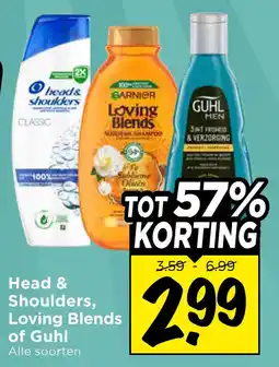 Vomar Voordeelmarkt Head & shoulders, loving blends of guhl aanbieding