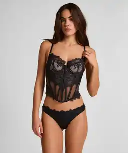 Hunkemoller Hunkemöller String Zoe Zwart aanbieding
