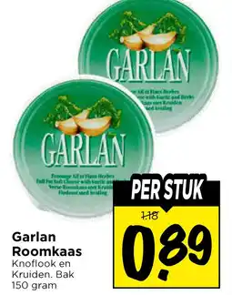 Vomar Voordeelmarkt Garlan roomkaas aanbieding