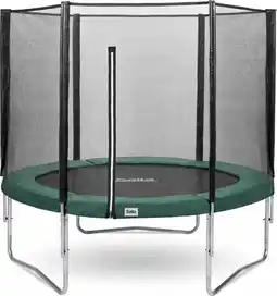Bol.com Salta Combo - ø 213 cm - Ronde trampoline met veiligheidsnet - Stevig frame - Groen aanbieding