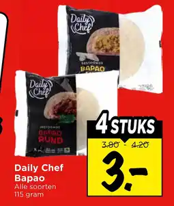 Vomar Voordeelmarkt Daily chef bapao aanbieding