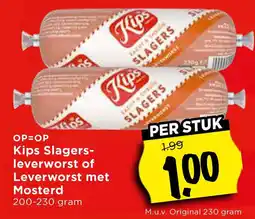 Vomar Voordeelmarkt Kips slagers leverworst of leverworst met aanbieding