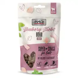 Zooplus 50g MAC's CAT Shakery Sticks Kip Kattensnacks aanbieding