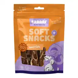 Zooplus Voordeelpakket: 3x80g Braaaf Soft Snacks met runderfilet voor honden aanbieding