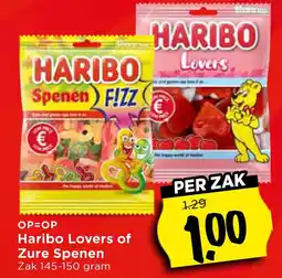 Vomar Voordeelmarkt Haribo lovers of zure spenen aanbieding