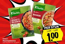 Vomar Voordeelmarkt Knorr maaltijdmixen aanbieding