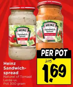 Vomar Voordeelmarkt Heinz sandwich spread aanbieding