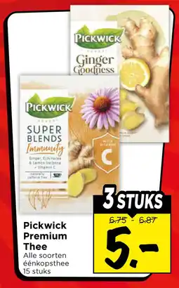 Vomar Voordeelmarkt Pickwick Premium Thee aanbieding
