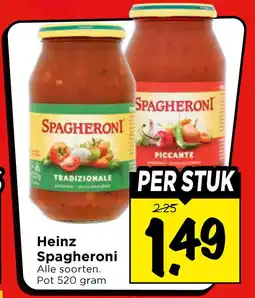 Vomar Voordeelmarkt Heinz spagheroni aanbieding