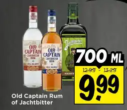 Vomar Voordeelmarkt Old captain rum of jachtbitter aanbieding