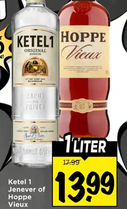 Vomar Voordeelmarkt Ketel 1 jenever of hoppe vieux aanbieding