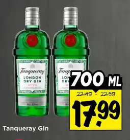 Vomar Voordeelmarkt Tanqueray gin aanbieding