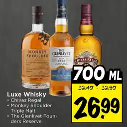 Vomar Voordeelmarkt Luxe whisky aanbieding