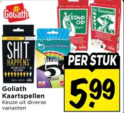 Vomar Voordeelmarkt Goliath kaartspellen aanbieding