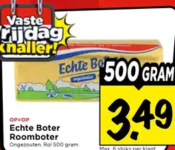 Vomar Voordeelmarkt Echte Boter Roomboter aanbieding