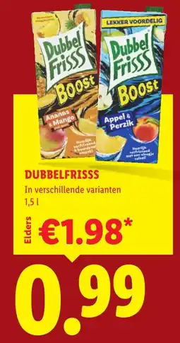 Lidl Dubbel Friss aanbieding