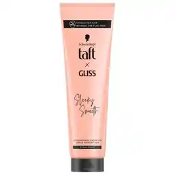 Trekpleister Taft x Gliss Sleeky Smooth Straightening Cream aanbieding