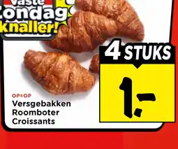Vomar Voordeelmarkt Versgebakken Roomboter Croissants aanbieding