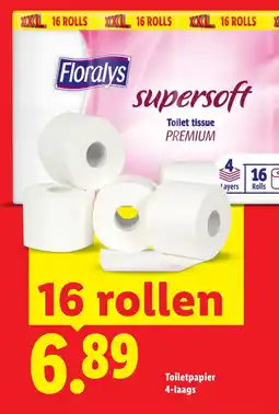 Lidl Floralys toilet papier aanbieding