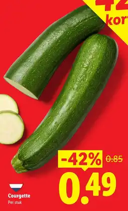 Lidl Courgette aanbieding