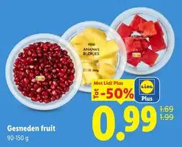 Lidl Gesneden fruit aanbieding