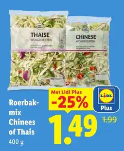 Lidl Roerbakmix Chinees of Thais aanbieding