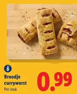 Lidl Broodje curryworst aanbieding