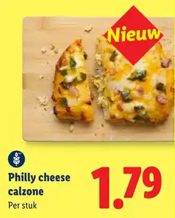 Lidl Philly cheese calzone aanbieding