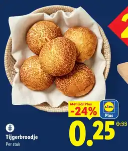 Lidl Tijgerbroodje aanbieding