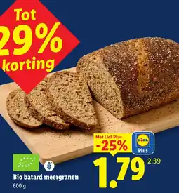 Lidl Bio batard meergranen aanbieding
