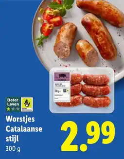 Lidl Worstjes Catalaanse stijl aanbieding