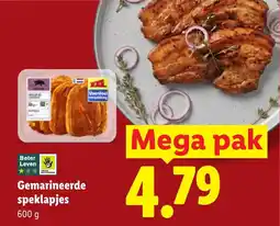 Lidl Gemarineerde speklapjes aanbieding