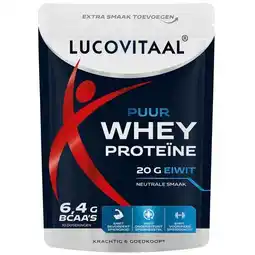 Trekpleister Lucovitaal Puur Whey Proteïnepoeder aanbieding