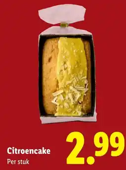 Lidl Citroencake aanbieding