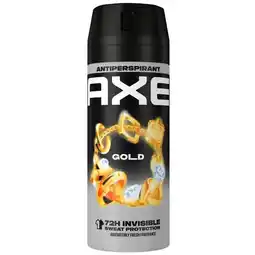 Trekpleister Axe Gold Antitranspirant Spray aanbieding