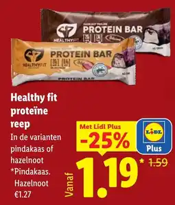 Lidl Healthy fit proteïne reep aanbieding