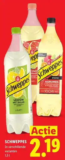 Lidl Schweppes aanbieding