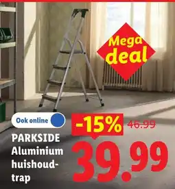 Lidl Parkside Aluminium huishoud-trap aanbieding