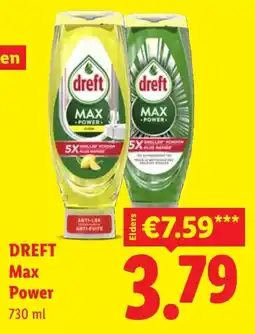 Lidl Dreft Max Power aanbieding