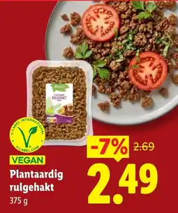 Lidl Plantaardig rulgehart aanbieding