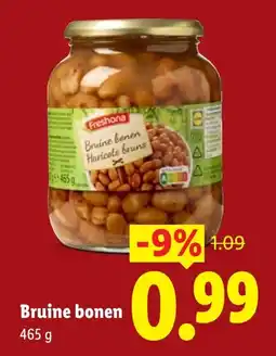 Lidl Freshona Bruine bonen aanbieding