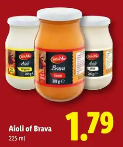 Lidl Aioli of Brava aanbieding