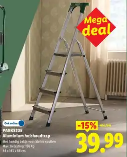Lidl Parkside Aluminium huishoudtrap aanbieding