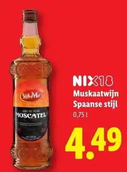 Lidl Solo Mar Moscatel aanbieding