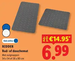 Lidl Ridder Bad- of douchemat aanbieding