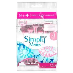 Trekpleister Gillette Simply Venus3 Wegwerpscheermesjes aanbieding