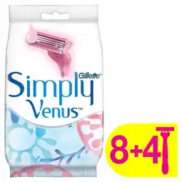 Trekpleister Gillette Simply Venus3 Wegwerpscheermesjes aanbieding