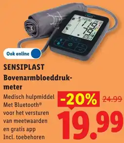 Lidl Sensioplast Bovenarmbloeddrukmeter aanbieding