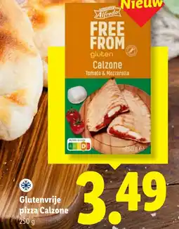 Lidl Alfredo Glutenvrije pizza Calzone aanbieding