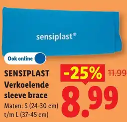Lidl Sensioplast Verkoelende sleeve brace aanbieding